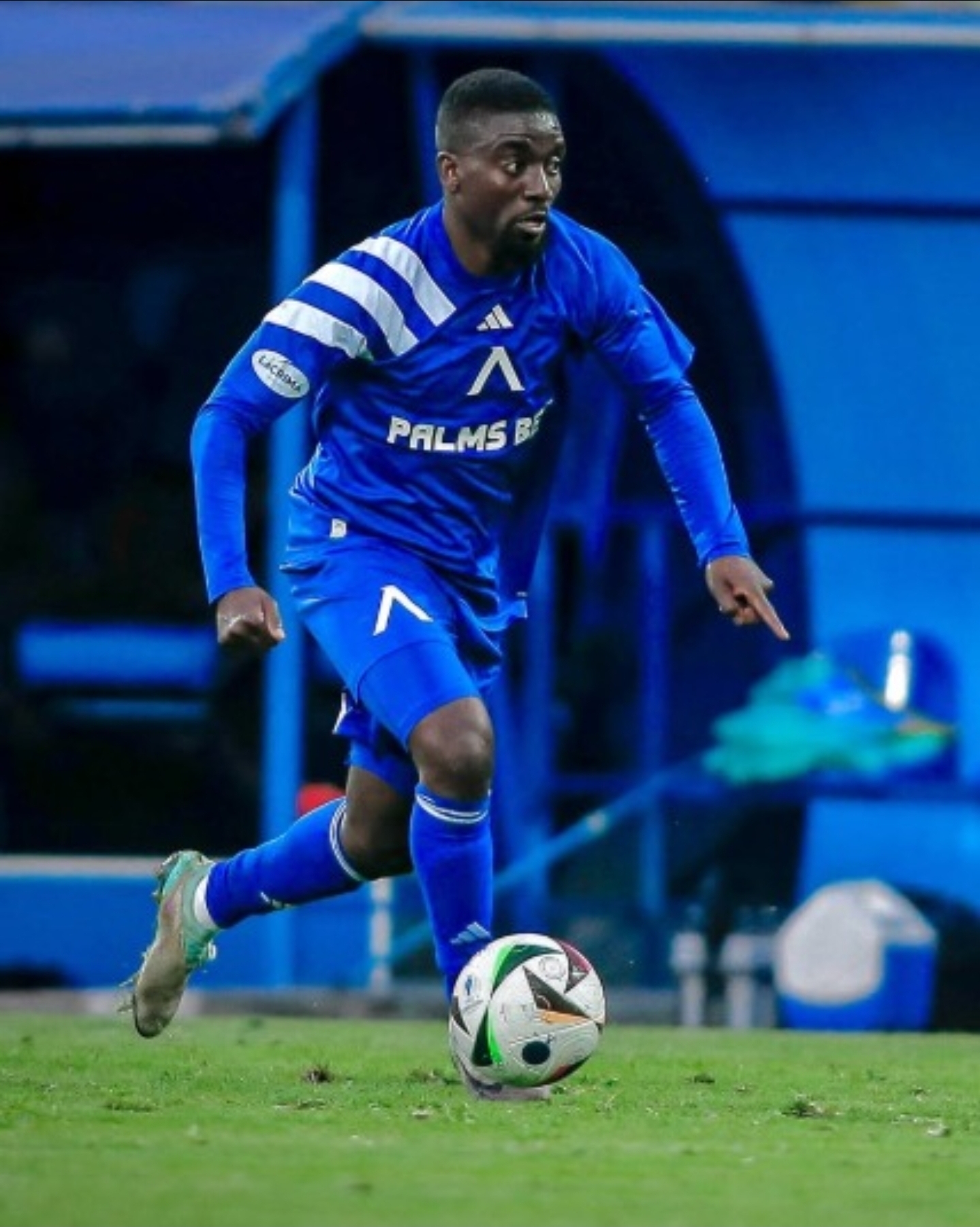 Carlos Ohene in match action