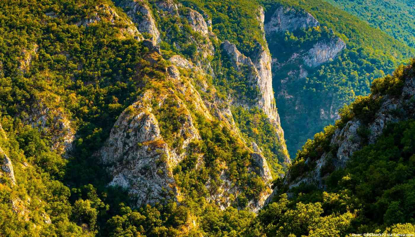 Lazarev kanjon – canyon near Bor