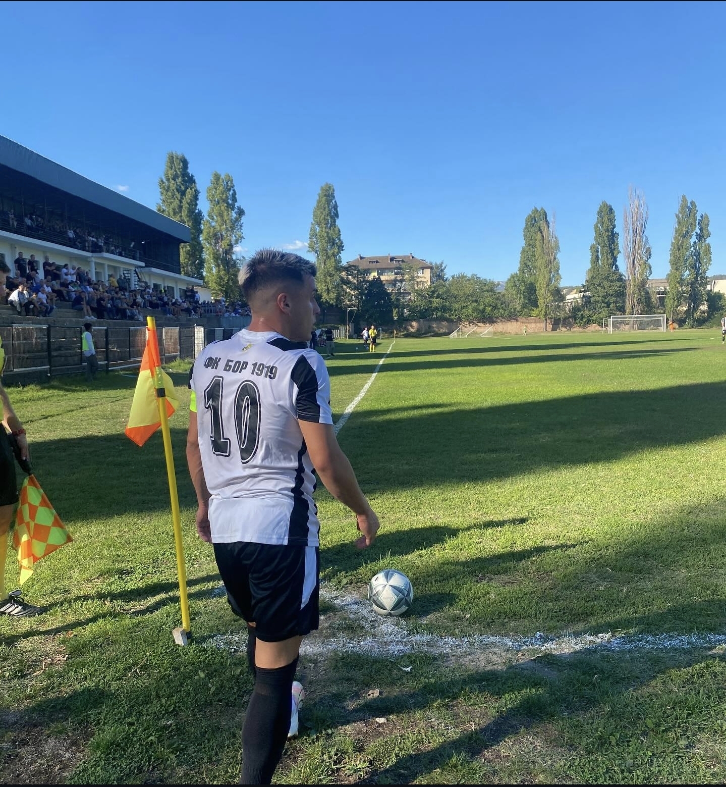 Match action – FK Bor in black and white