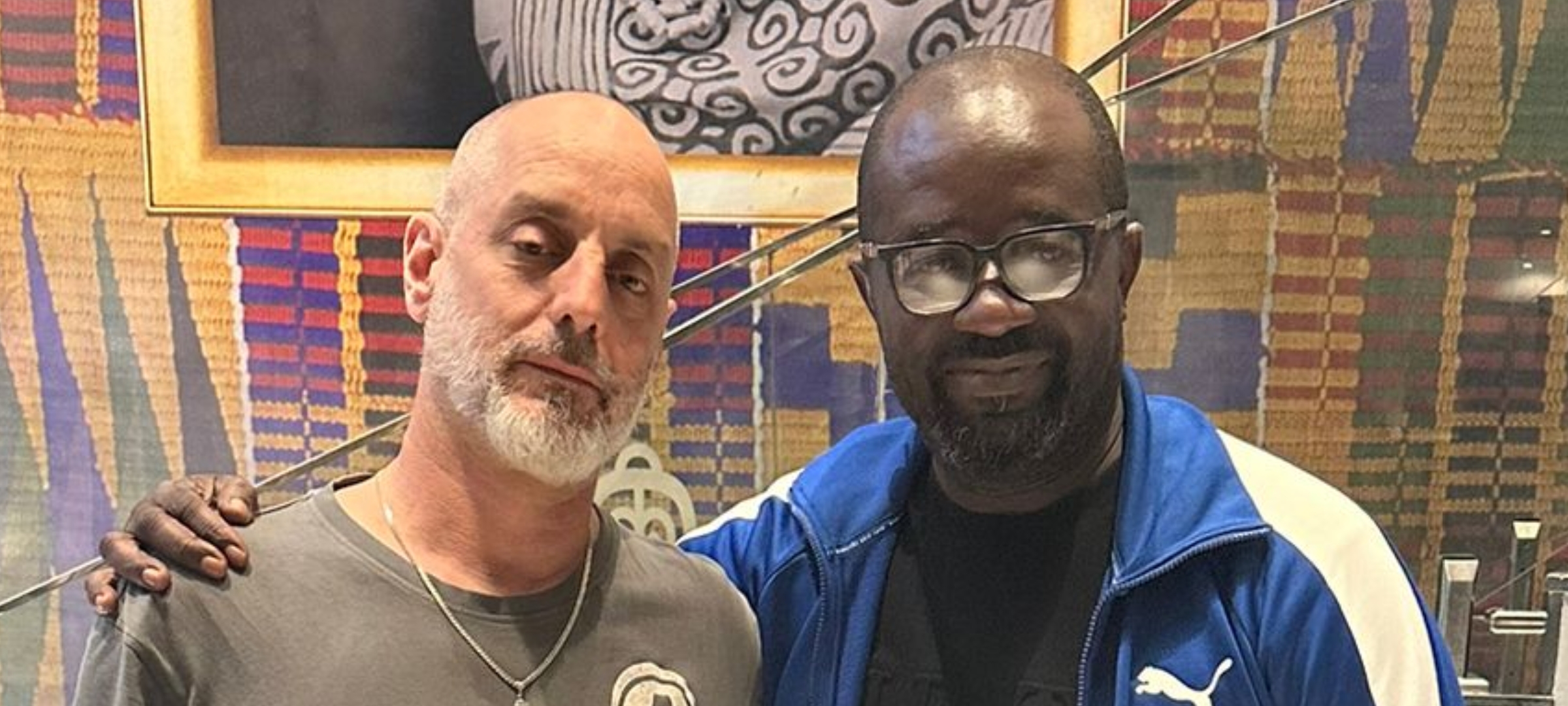 Dietmar Wendorff with Kurt Edwin Simeon-Okraku, President of the Ghana Football Association