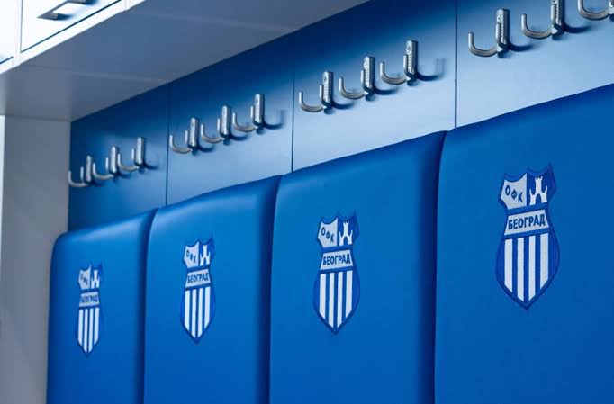 OFK Beograd — dressing room detail